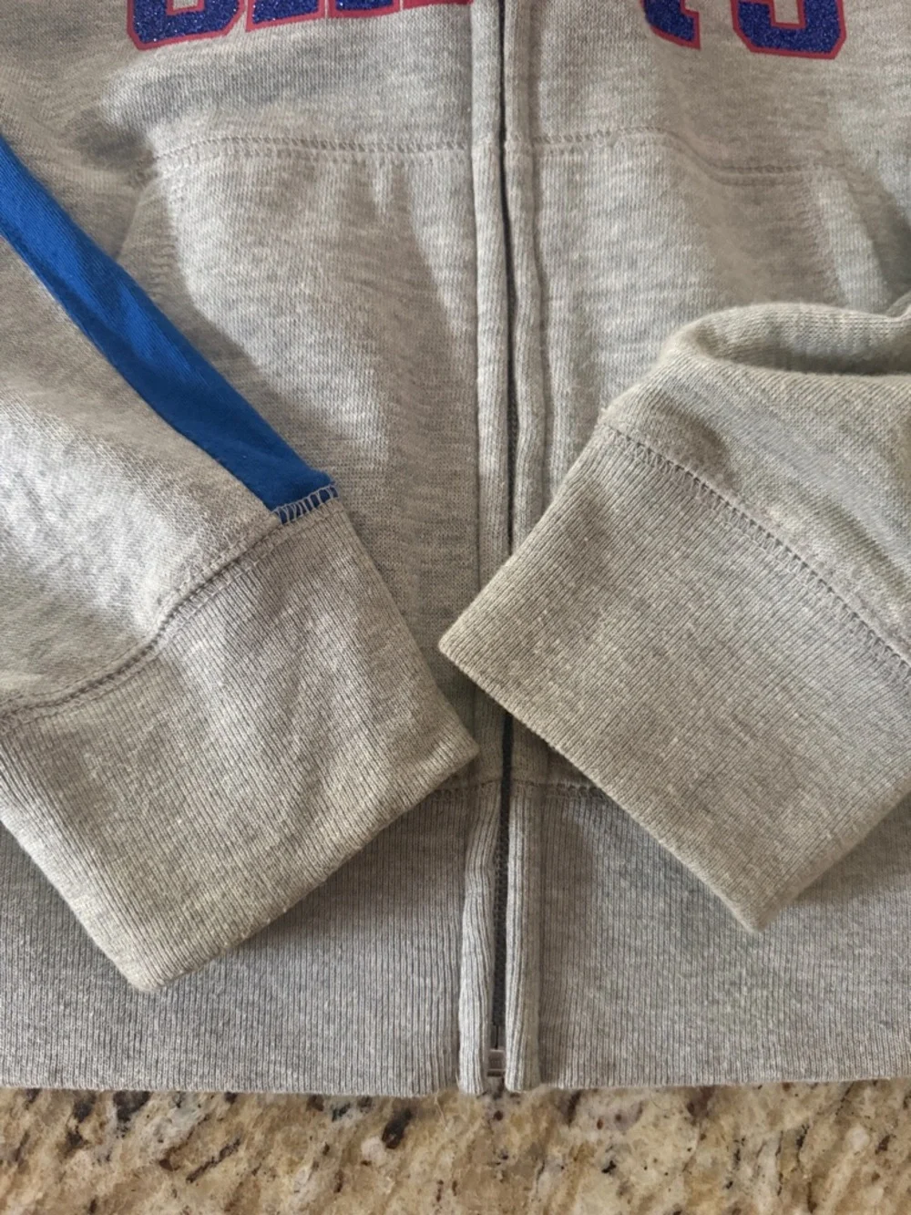 NY giants sweat jacket